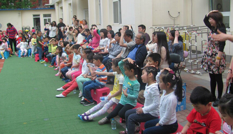 2015年5月13日，和平街幼儿园防恐培训