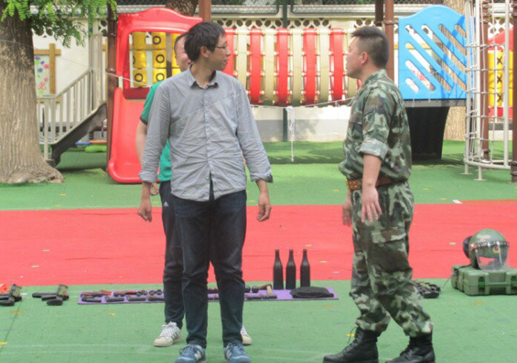 和平街幼儿园防恐培训