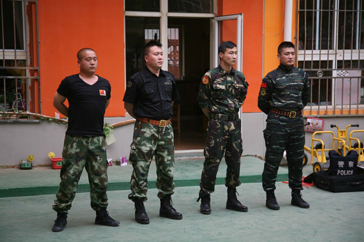 2015年5月14日，和平街幼儿园（分园）防恐培训